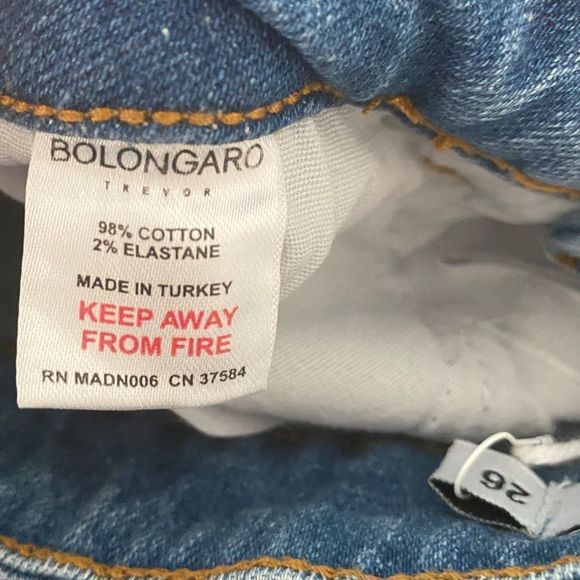 🆕 Bolongaro Trevor: Dakota: Mid Rise Skinny Jeans - Picture 15 of 15